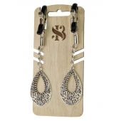 Изысканные зажимы на соски с подвесками  Шахерезада - Sitabella - купить с доставкой в Майкопе