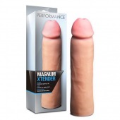 Телесная фаллическая насадка на пенис Magnum Xtender - 23 см. - Blush Novelties - в Майкопе купить с доставкой