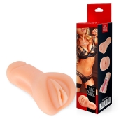 Телесный реалистичный мастурбатор в виде вагины - Bior toys - в Майкопе купить с доставкой