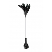 Двусторонний стек-щекоталка Sweet Caress Feather Whip - 58 см. - Sweet Caress - купить с доставкой в Майкопе