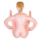 Надувная секс-кукла с реалистичной головой и поднятыми ножками - ToyFa - в Майкопе купить с доставкой