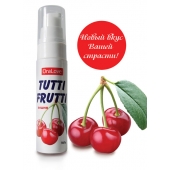 Гель-смазка Tutti-frutti с вишнёвым вкусом - 30 гр. - Биоритм - купить с доставкой в Майкопе
