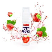 Гель-смазка Tutti-frutti с земляничным вкусом - 30 гр. - Биоритм - купить с доставкой в Майкопе