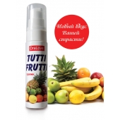 Гель-смазка Tutti-frutti со вкусом тропических фруктов - 30 гр. - Биоритм - купить с доставкой в Майкопе