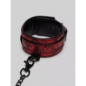 Красно-черные оковы Reversible Faux Leather Ankle Cuffs - Fifty Shades of Grey - купить с доставкой в Майкопе