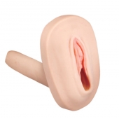 Мастурбатор-вагина с вибрацией и выносным пультом управления REALSTUFF SMOOTH   BALD - Dream Toys - в Майкопе купить с доставкой