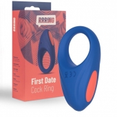 Синее эрекционное кольцо RRRING First Date Cock Ring - FeelzToys - в Майкопе купить с доставкой