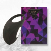 Черное эрекционное виброкольцо Thor Cockring - FeelzToys - в Майкопе купить с доставкой