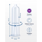 Презервативы MY.SIZE размер 69 - 3 шт. - My.Size - купить с доставкой в Майкопе