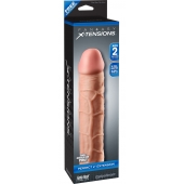 Телесная насадка Fantasy X-tensions Perfect 2  Extension - 20,3 см. - Pipedream - в Майкопе купить с доставкой