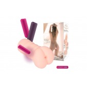 Телесный вибромастурбатор-анус Tong-ggo Auto - KOKOS - в Майкопе купить с доставкой