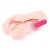 Телесный вибромастурбатор-вагина Sandara Auto - KOKOS - в Майкопе купить с доставкой