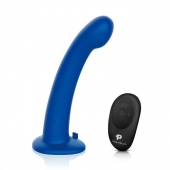 Синяя насадка Remote Control P-Spot G-Spot с черными трусиками - 20 см. - Pegasus - купить с доставкой в Майкопе