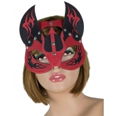 Маска дьяволицы с рожками - LOVETOY (А-Полимер) - купить с доставкой в Майкопе
