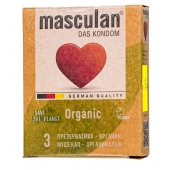 Экологически чистые презервативы Masculan Organic - 3 шт. - Masculan - купить с доставкой в Майкопе