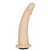 Телесная гладкая насадка-фаллоимитатор Harness - 17 см. - LOVETOY (А-Полимер) - купить с доставкой в Майкопе