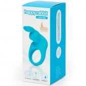 Голубое эрекционное виброкольцо Happy Rabbit Rechargeable Rabbit Cock Ring - Happy Rabbit - в Майкопе купить с доставкой
