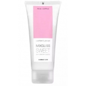 Смазка на водной основе Mixgliss Sweet с ароматом бабл-гам - 70 мл. - Mixgliss - купить с доставкой в Майкопе