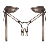 Бронзовый пояс для насадок Desirous Harness - Strap-on-me - купить с доставкой в Майкопе
