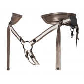 Бронзовый пояс для насадок Desirous Harness - Strap-on-me - купить с доставкой в Майкопе