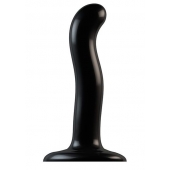 Черный фаллоимитатор-насадка Strap-On-Me P G spot Dildo size S - 16,4 см. - Strap-on-me - купить с доставкой в Майкопе
