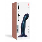 Темно-синяя насадка Strap-On-Me Dildo Plug Snaky size M - Strap-on-me - купить с доставкой в Майкопе