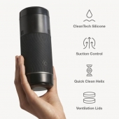 Черный мастурбатор с контролем всасывания Arcwave Pow Stroker - Arcwave - в Майкопе купить с доставкой