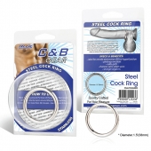 Стальное эрекционное кольцо STEEL COCK RING - 4.5 см. - BlueLine - в Майкопе купить с доставкой