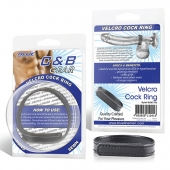 Кольцо на пенис из искусственной кожи на липучке VELCRO COCK RING - 5 см. - BlueLine - в Майкопе купить с доставкой