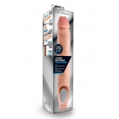 Телесная насадка на пенис 11.5 Inch Cock Sheath Penis Extender - 29,2 см. - Blush Novelties - в Майкопе купить с доставкой