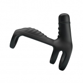 Черная вибронасадка на пенис Vibrating Penis Sling - Baile - в Майкопе купить с доставкой