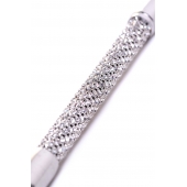 Чёрный стек с треугольным кожаным шлепком - 65 см. - ToyFa - купить с доставкой в Майкопе