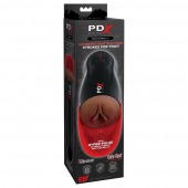 Коричневый мастурбатор-вагина с вибрацией Fuck-O-Matic 2 - Pipedream - в Майкопе купить с доставкой