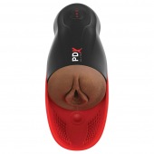 Коричневый мастурбатор-вагина с вибрацией Fuck-O-Matic 2 - Pipedream - в Майкопе купить с доставкой