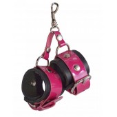 Розово-черный брелок  Наручники - Sitabella - купить с доставкой в Майкопе