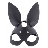 Черная гладкая маска  Зайка  с длинными ушками - Crazy Handmade - купить с доставкой в Майкопе