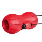 Красный тугой мастурбатор с вибропулями  и пультом - S-HANDE - в Майкопе купить с доставкой