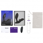 Черный анальный вибратор We-Vibe Vector+ - We-vibe - в Майкопе купить с доставкой