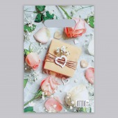 Полиэтиленовый пакет  Подарочек  с вырубной усиленной ручкой - 20 х 30 см. - Сима-Ленд - купить с доставкой в Майкопе