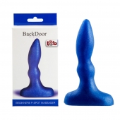 Синий анальный стимулятор Beginners p-spot massager - 11 см. - Lola Games - в Майкопе купить с доставкой
