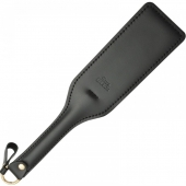 Черная кожаная шлепалка SitaBlack - 30 см. - Sitabella - купить с доставкой в Майкопе