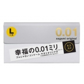 Презервативы Sagami Original 0.02 L-size увеличенного размера - 5 шт. - Sagami - купить с доставкой в Майкопе