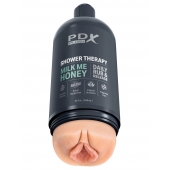Телесный мастурбатор-вагина Shower Therapy Milk Me Honey - Pipedream - в Майкопе купить с доставкой