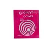 Стимулирующий интимный крем для женщин Cosmo G-spot - 2 гр. - Биоритм - купить с доставкой в Майкопе