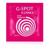 Стимулирующий интимный крем для женщин Cosmo G-spot - 2 гр. - Биоритм - купить с доставкой в Майкопе