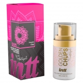 Возбуждающий гель Golden Chups с малиновым ароматом - 17 мл. - INTT - купить с доставкой в Майкопе