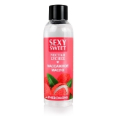 Массажное масло Sexy Sweet Nectar Lychee с феромонами и ароматом личи - 75 мл. - Биоритм - купить с доставкой в Майкопе