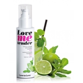 Съедобное согревающее массажное масло Love Me Tender Mojito с ароматом мохито - 100 мл. - Love to Love - купить с доставкой в Майкопе