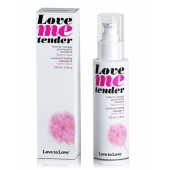Съедобное согревающее массажное масло Love Me Tender Cotton Candy с ароматом сладкой ваты - 100 мл. - Love to Love - купить с доставкой в Майкопе