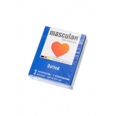 Презервативы с пупырышками Masculan Dotted - 3 шт. - Masculan - купить с доставкой в Майкопе